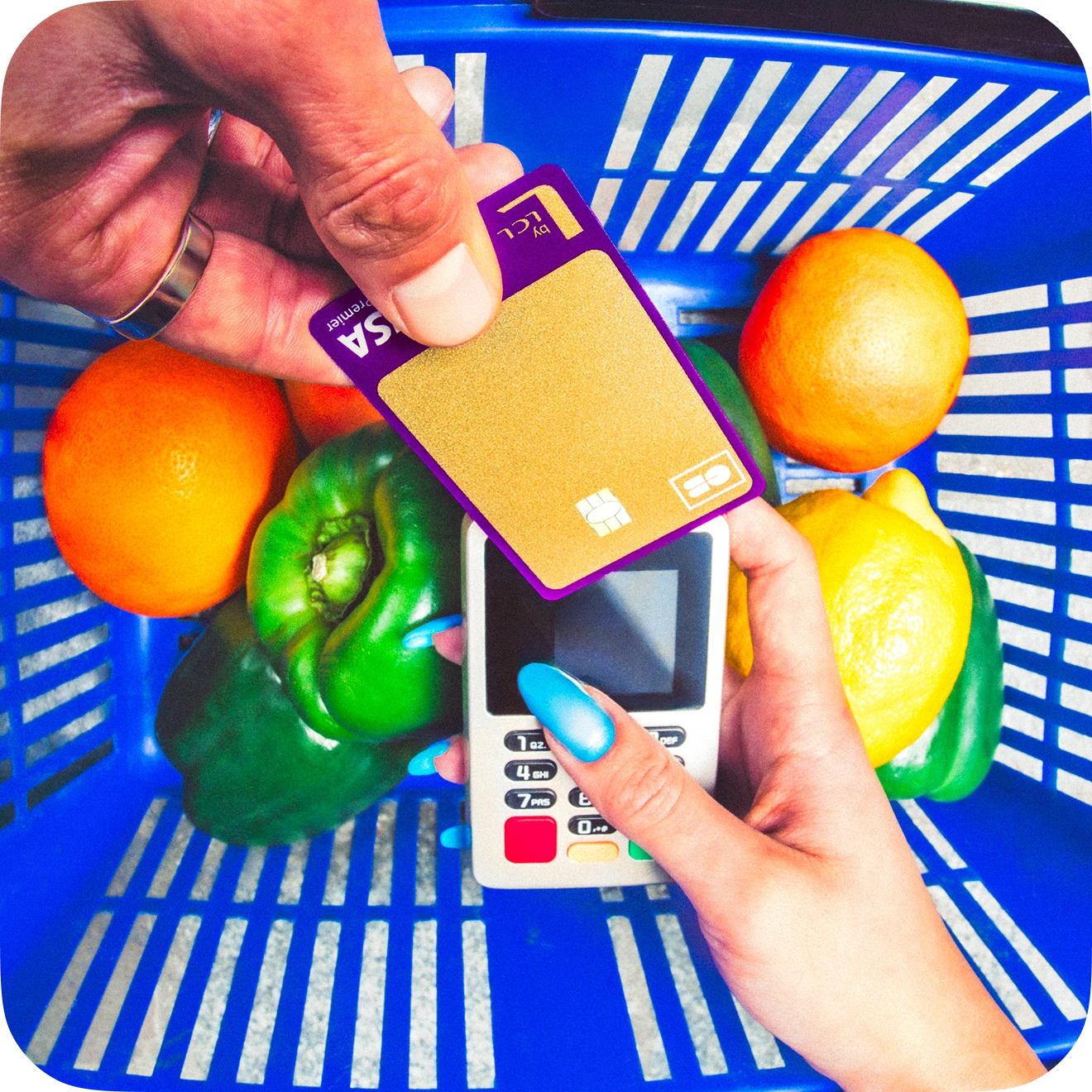 Paiement sans contact par carte XXL en voyage