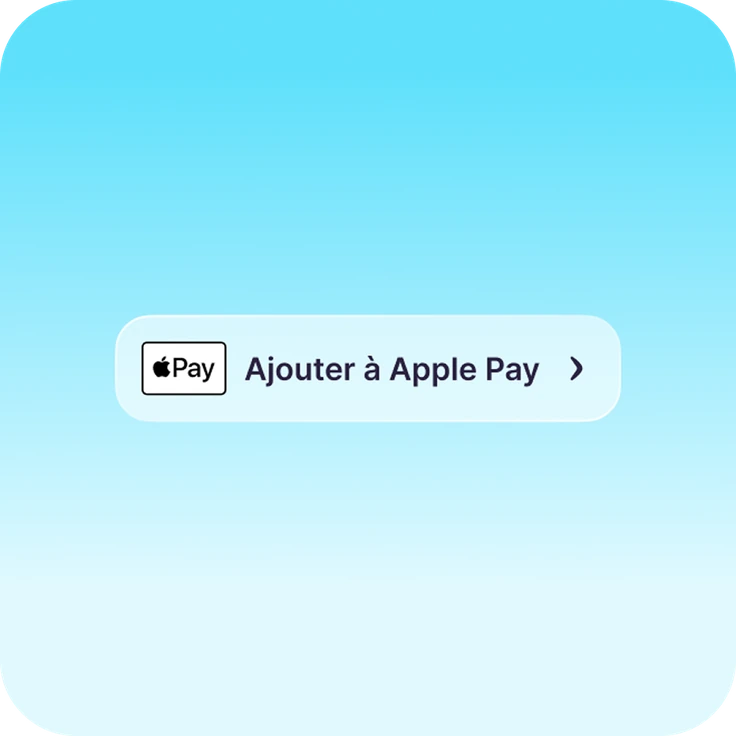 Bouton Ajouter à Apple Pay