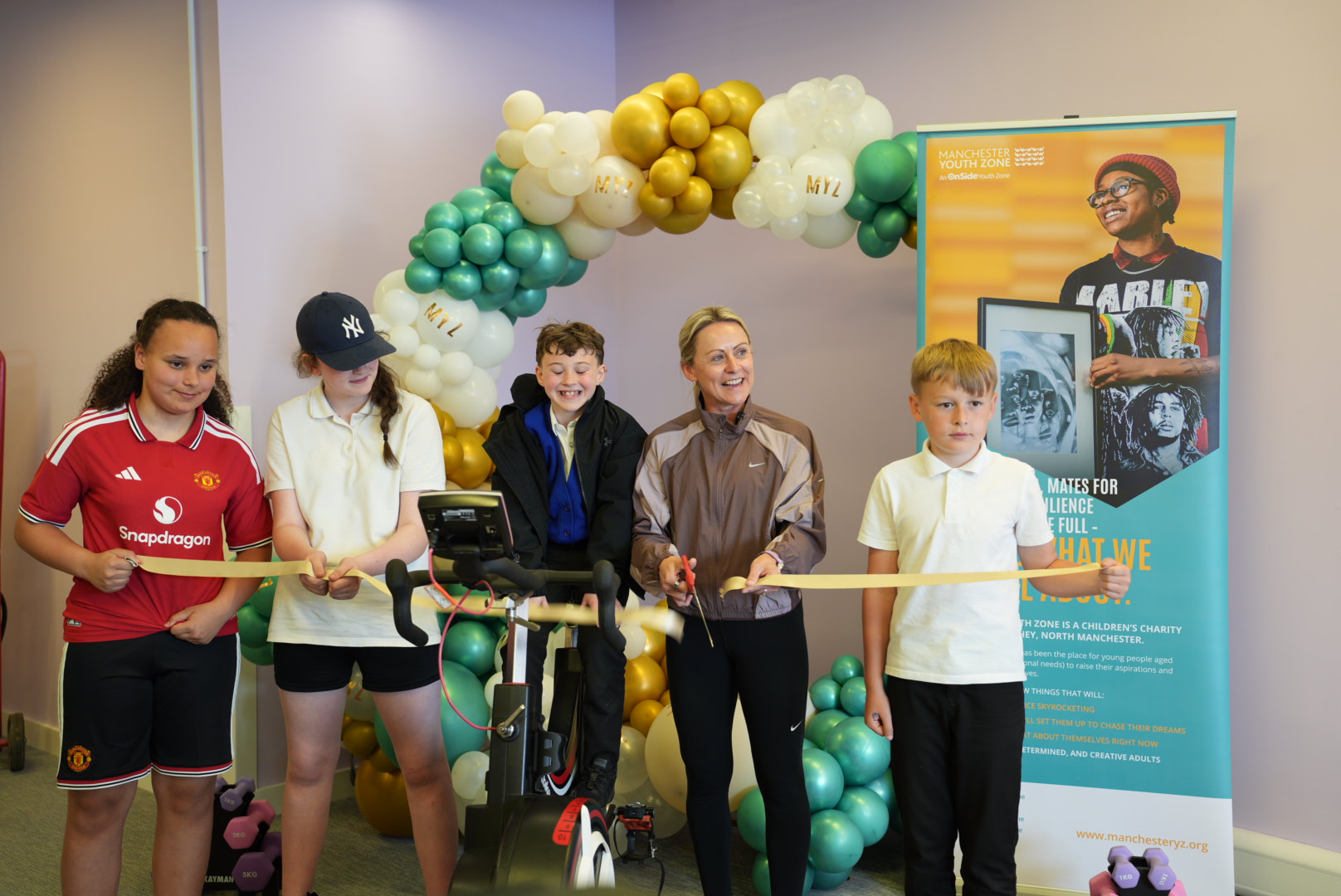 Olympic Coach Jenny Meadows Opens New Inclusive Gym Spaces at Manchester Youth Zone