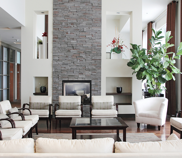Modern lobby interior