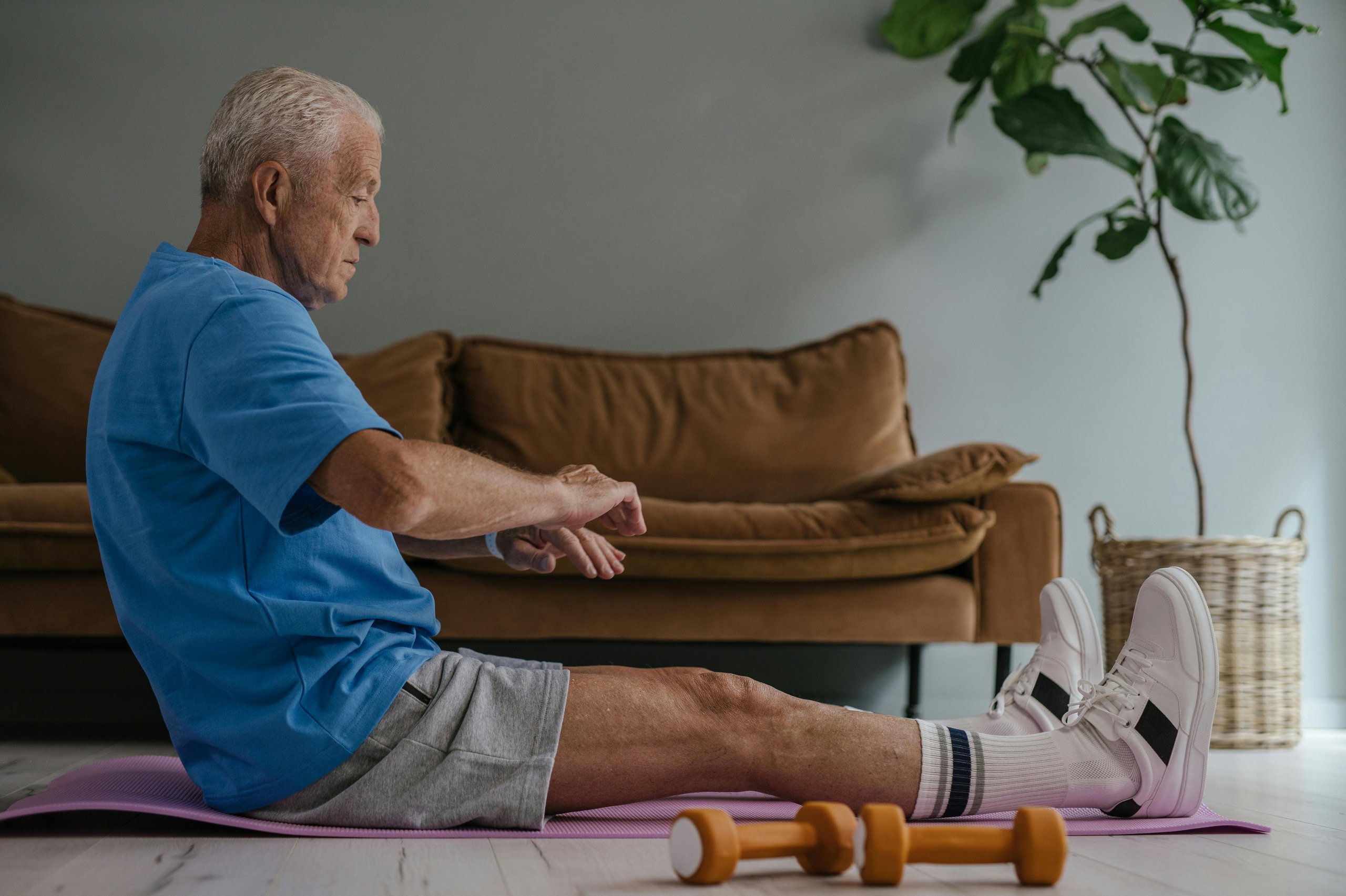Man exercising