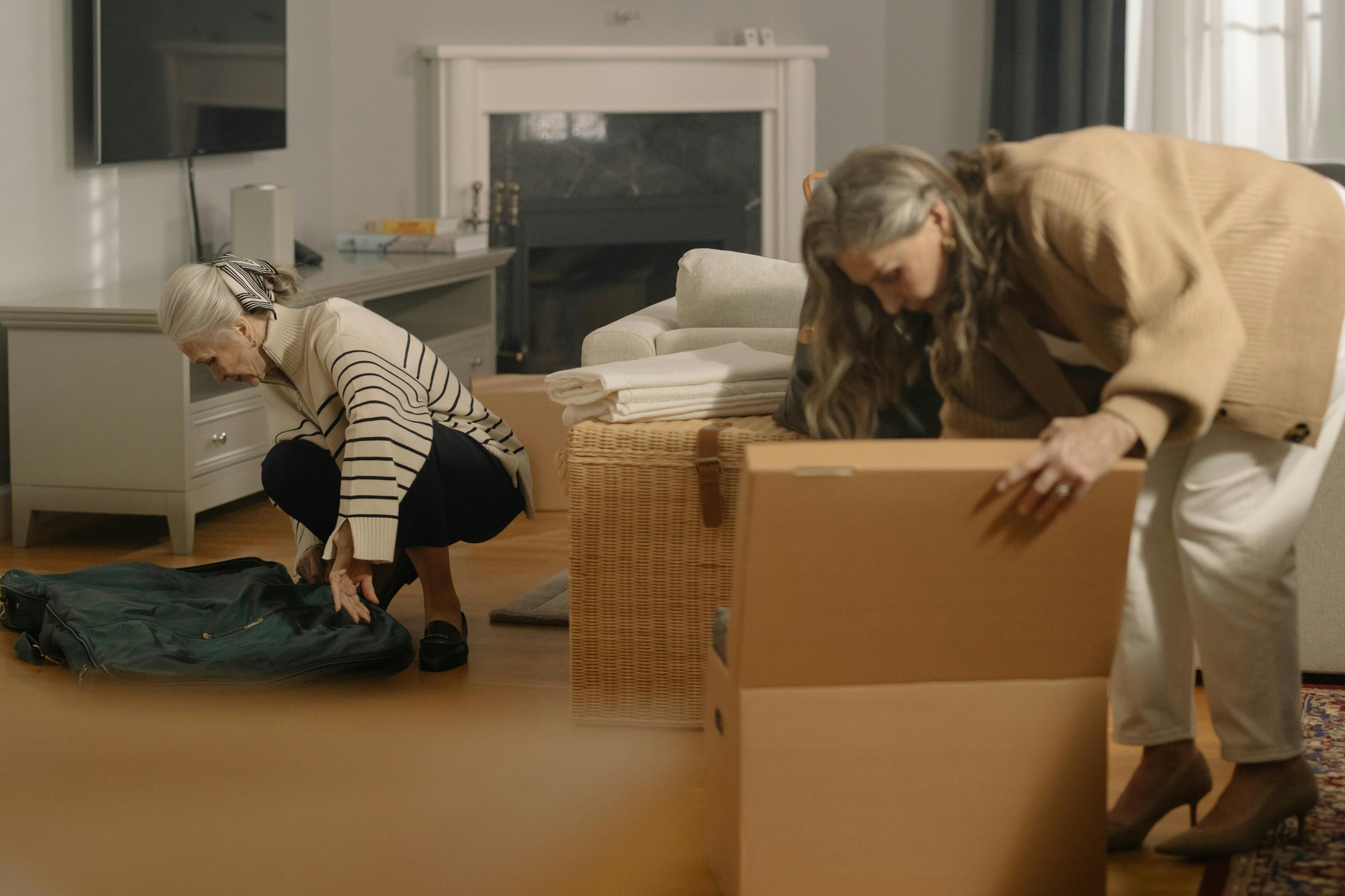 Women packing