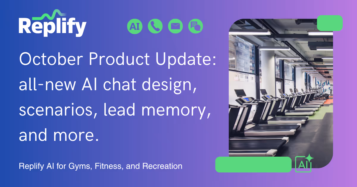 AI Product Updates October: all-new chat design, scenarios, lead memory, and more. 