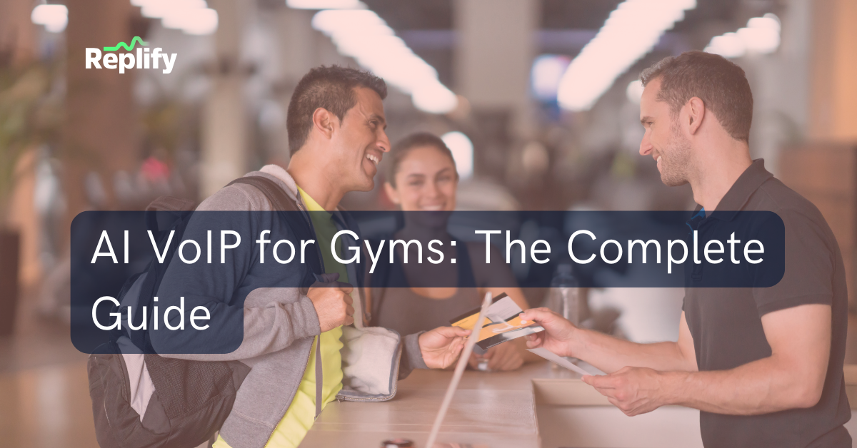  AI VoIP phone system answering and routing calls for a multi-location gym