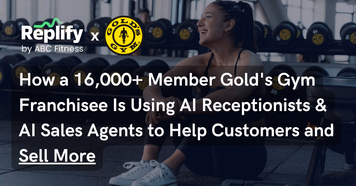 Gold's Gym NorCal front desk team supported by Replify AI receptionists across Northern California health clubs