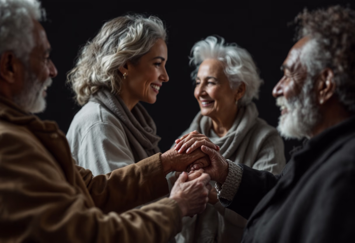 image of group of volunteers helping in a community