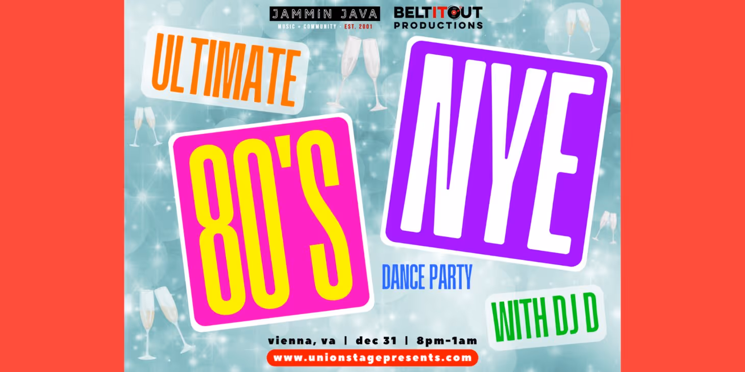 Ultimate 80's NYE Dance Party with DJ D