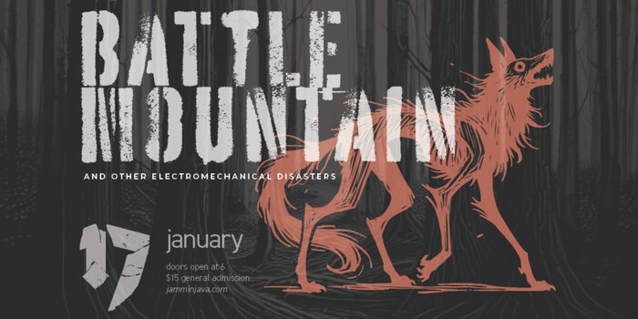 An evening with Battle Mountain and guests