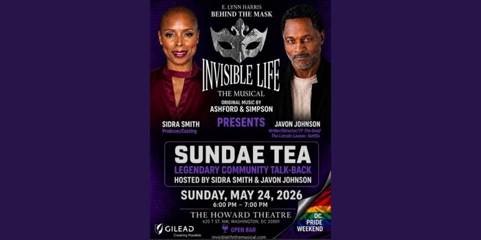 DC Black Pride Presents: Sundae Tea Legendary Community Talk-Back Hosted By Sidra Smith & Javon Johnson