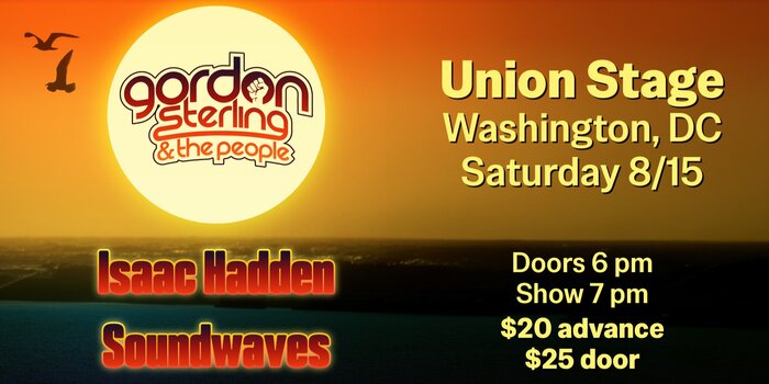 Homecoming featuring Gordon Sterling & The People and Isaac Hadden w Soundwaves