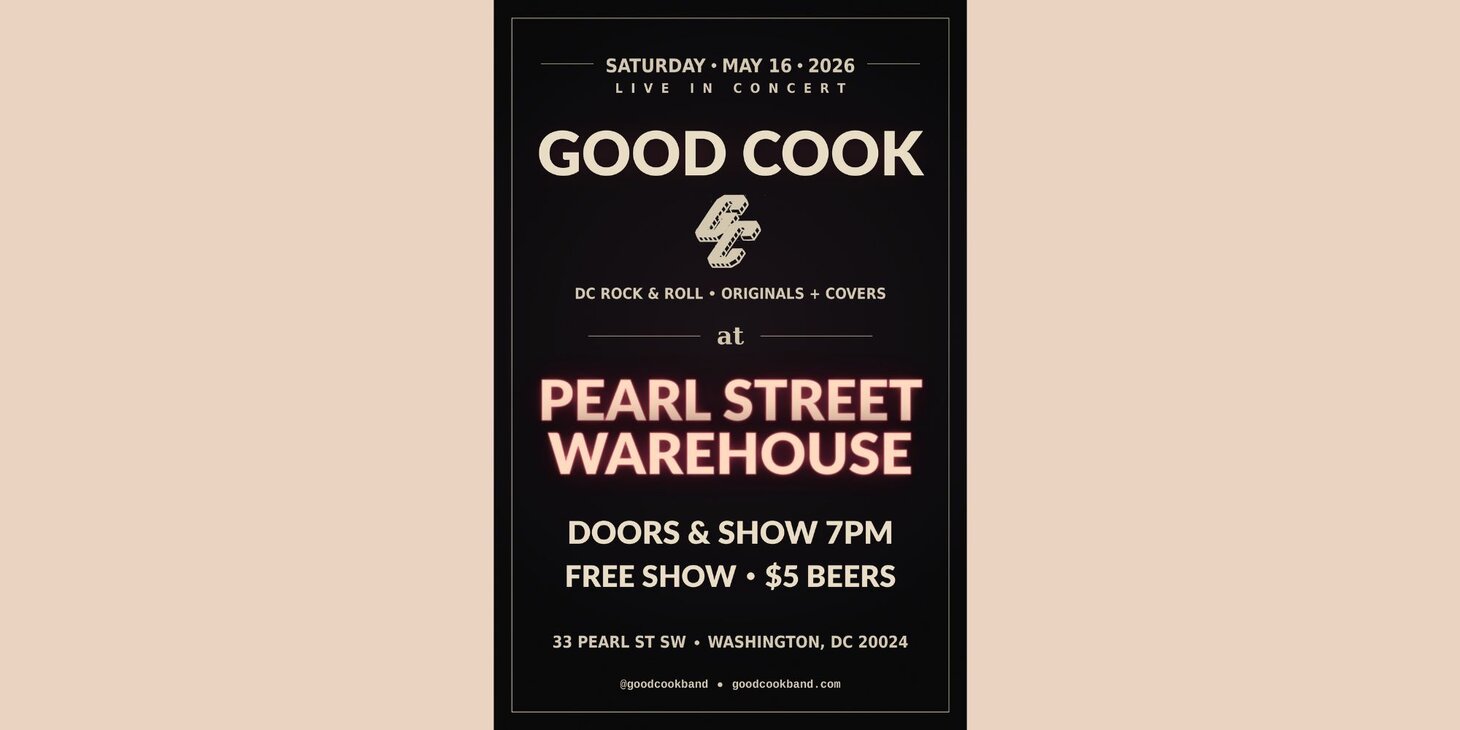 Free Cover Show + $5 Beer with Good Cook