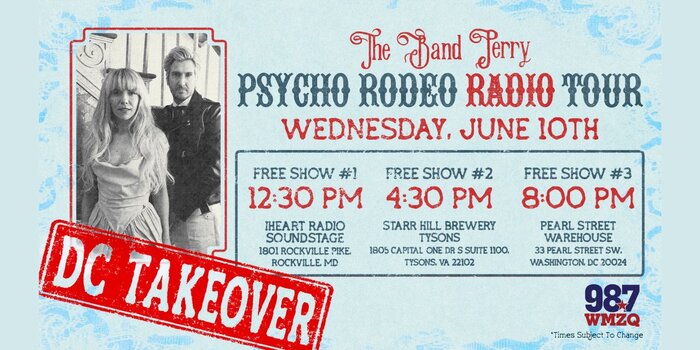 WMZQ Presents: The Band Perry Psycho Rodeo Radio Tour