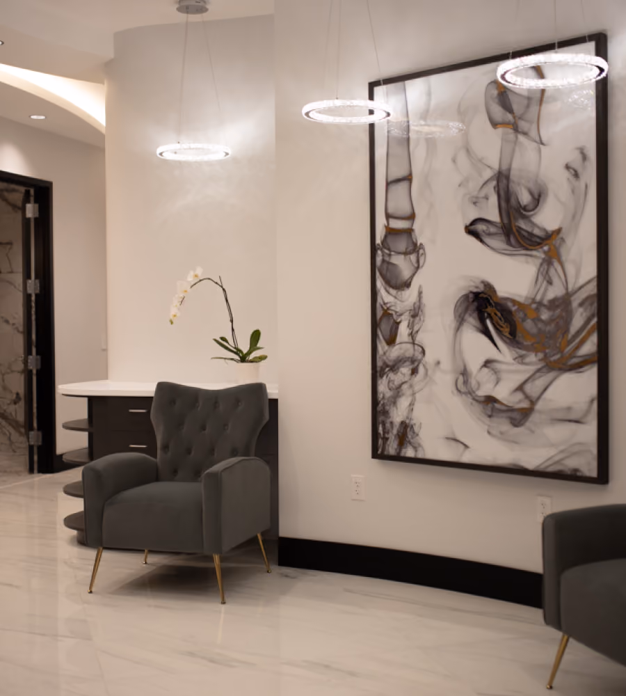 Photo of the lounge/lobby at SculptAZ Med Spa.