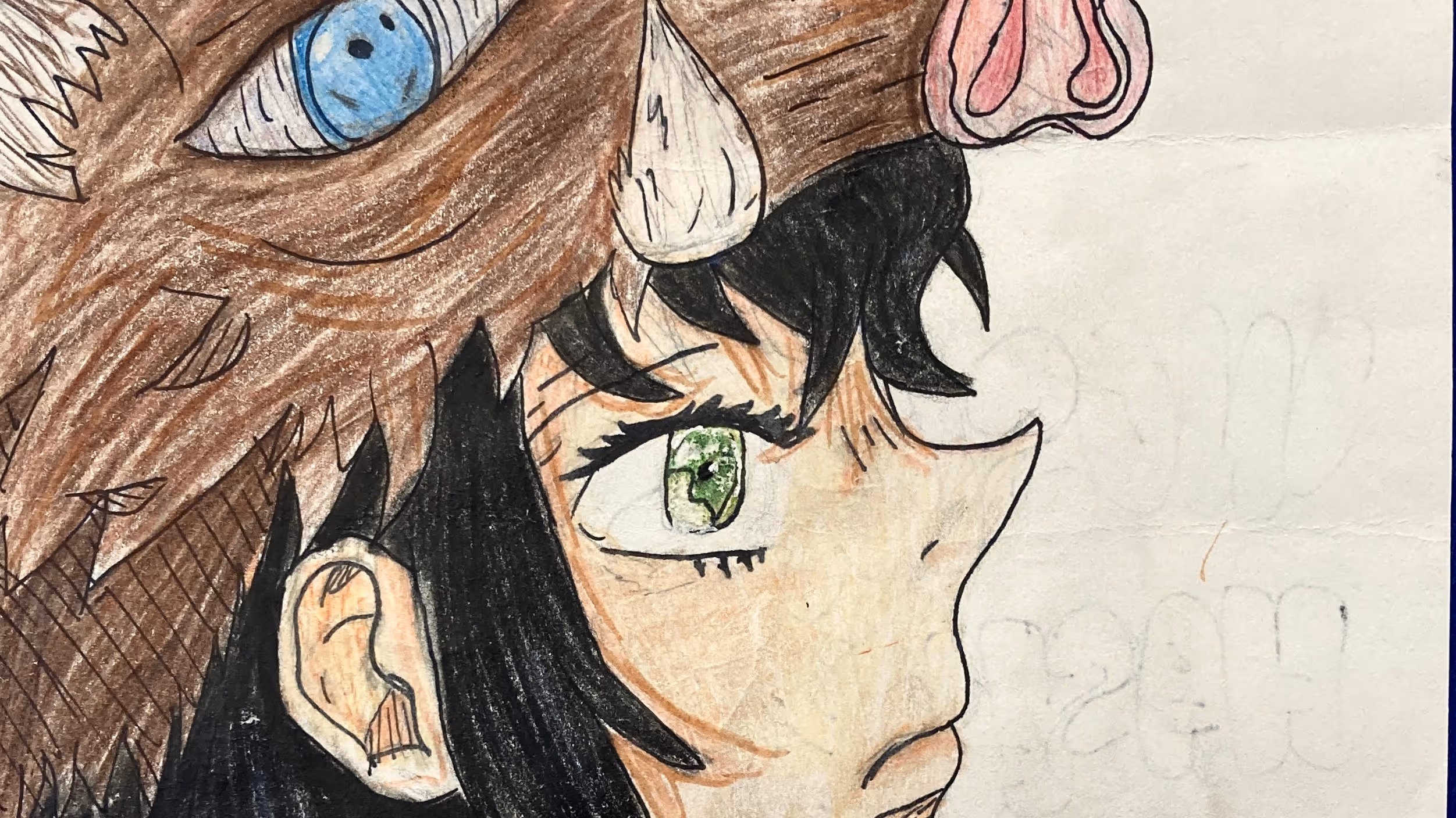 1. Platz im Manga Zeichenwettbewerb (Ausschnitt), Jg 5/6