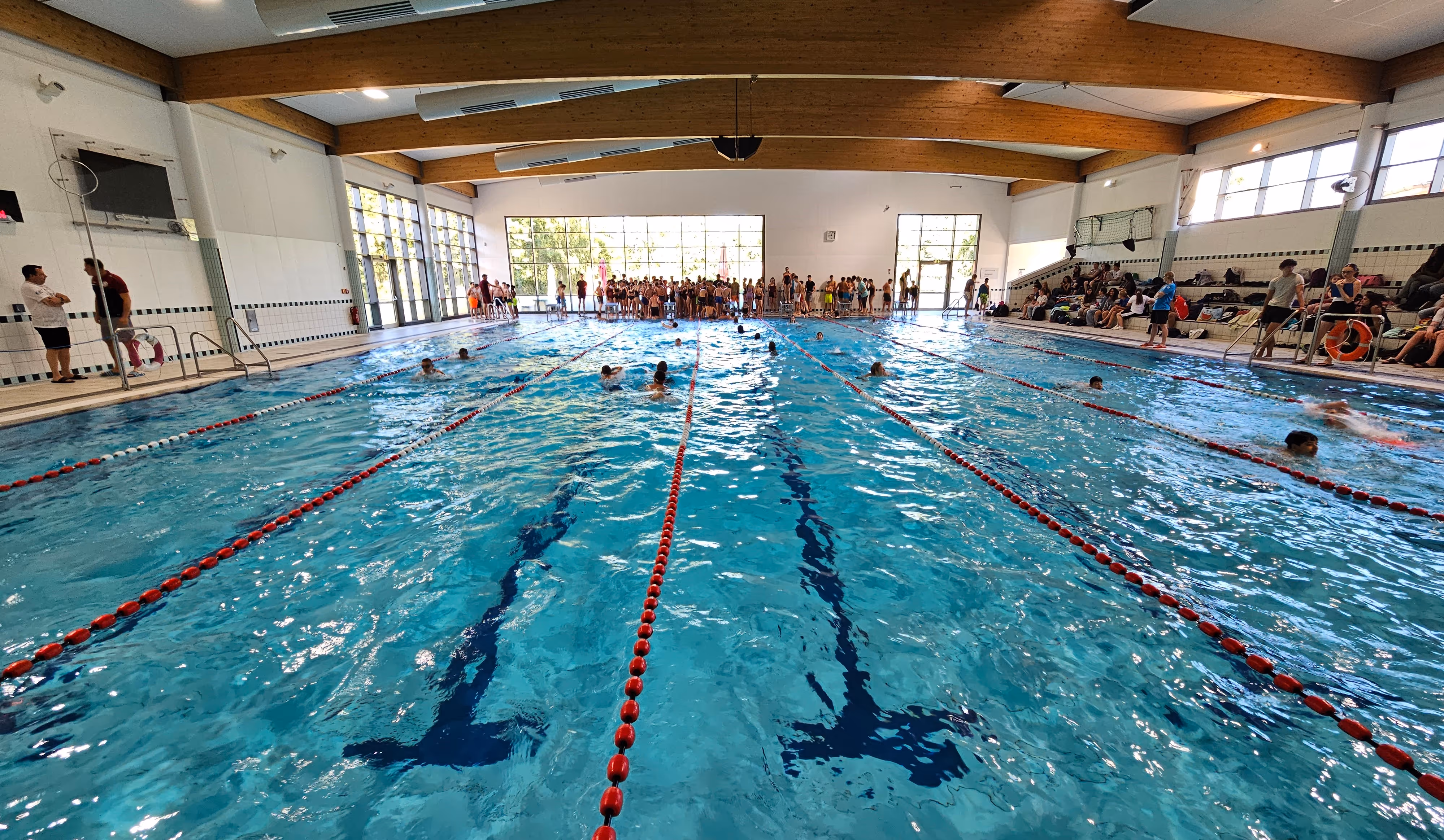 in der Schwimmhalle