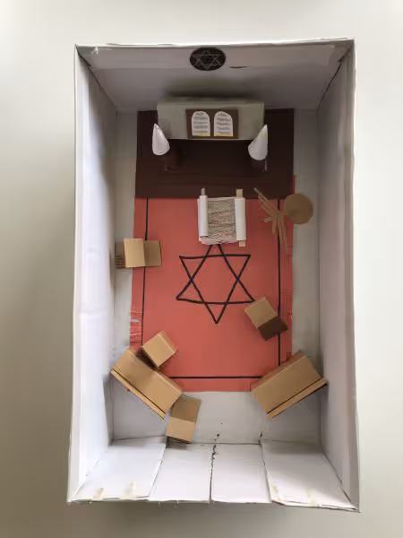 Synagogenmodell von innen