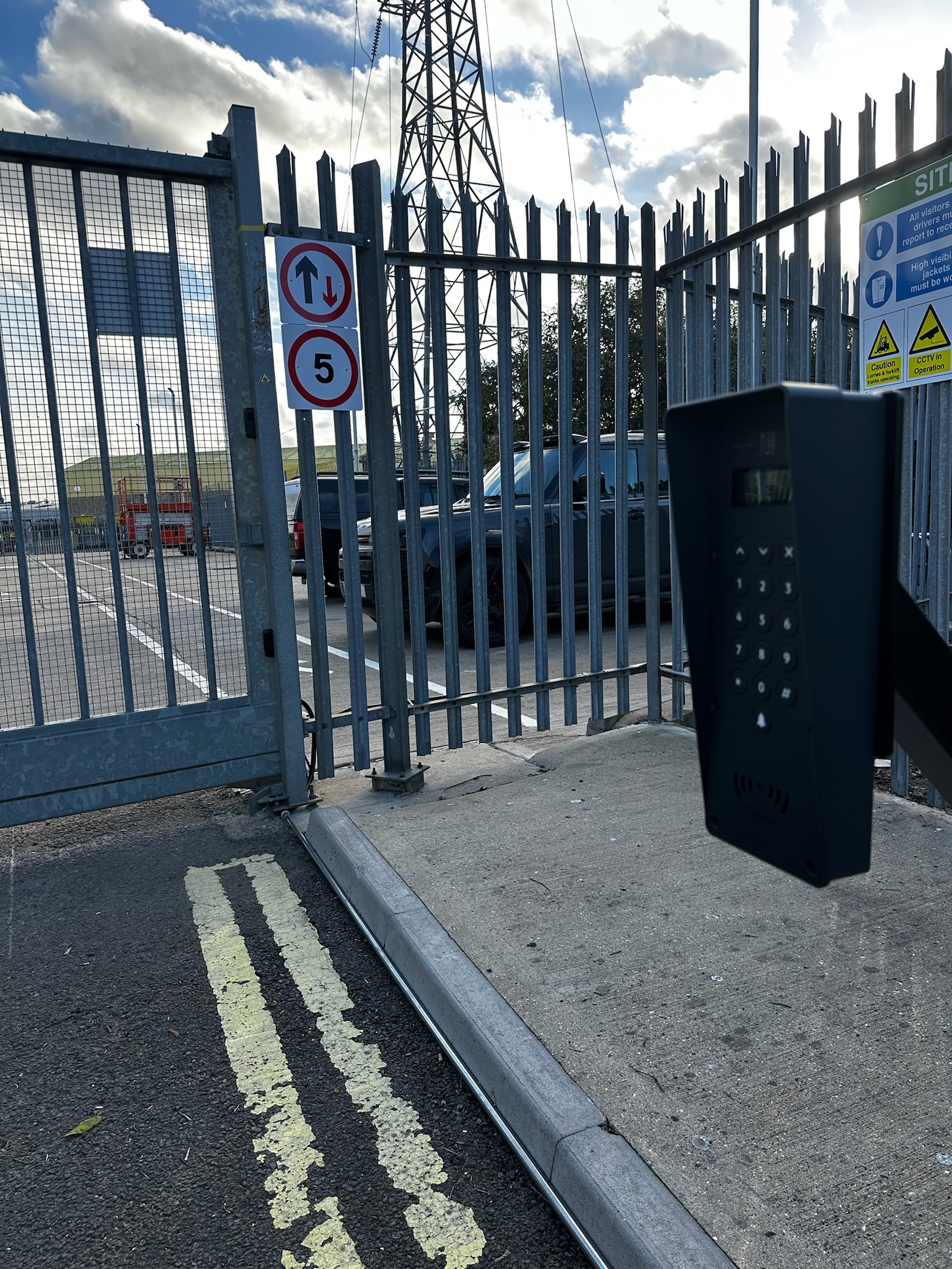 smart irrigation system display