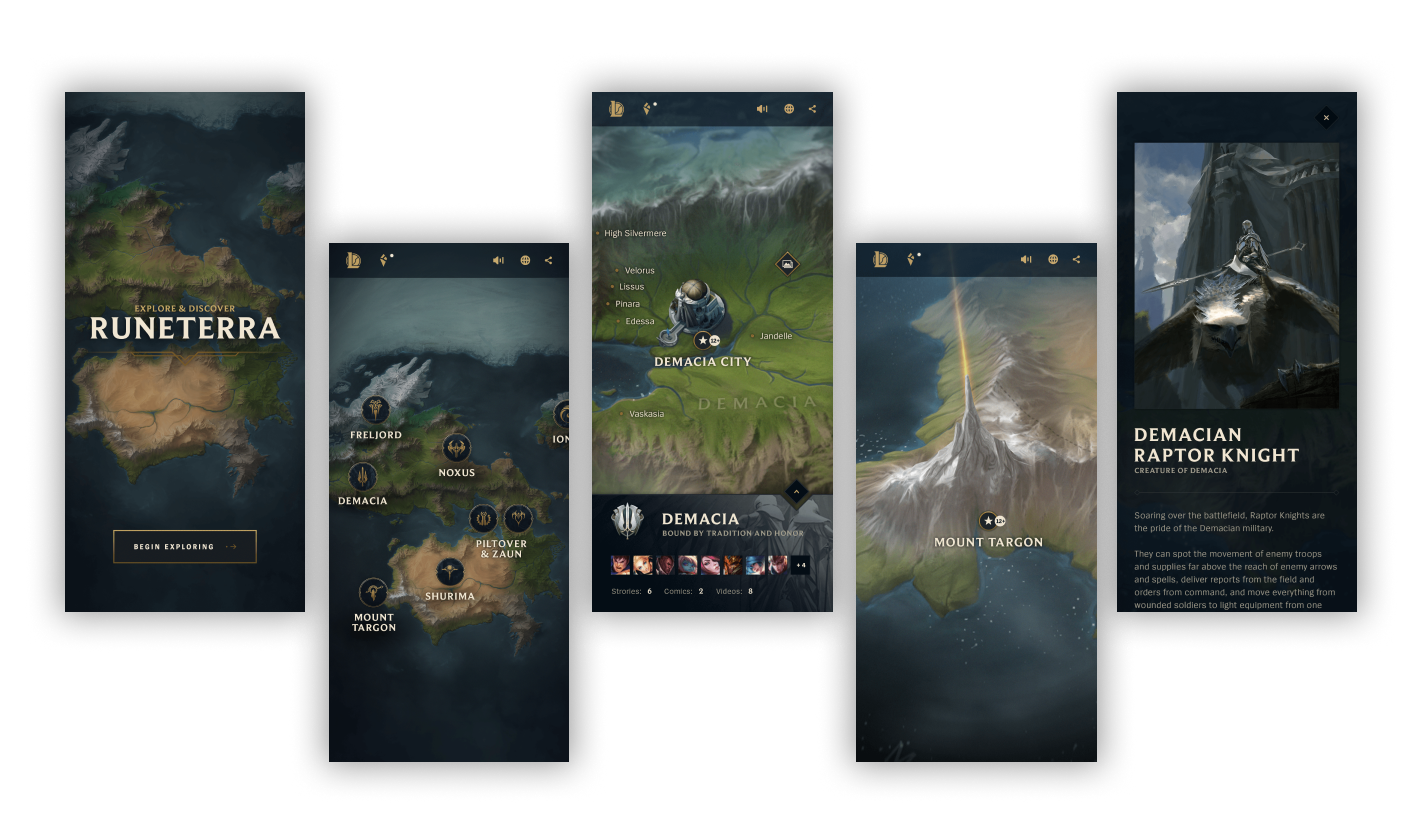 Runeterra Map Examples