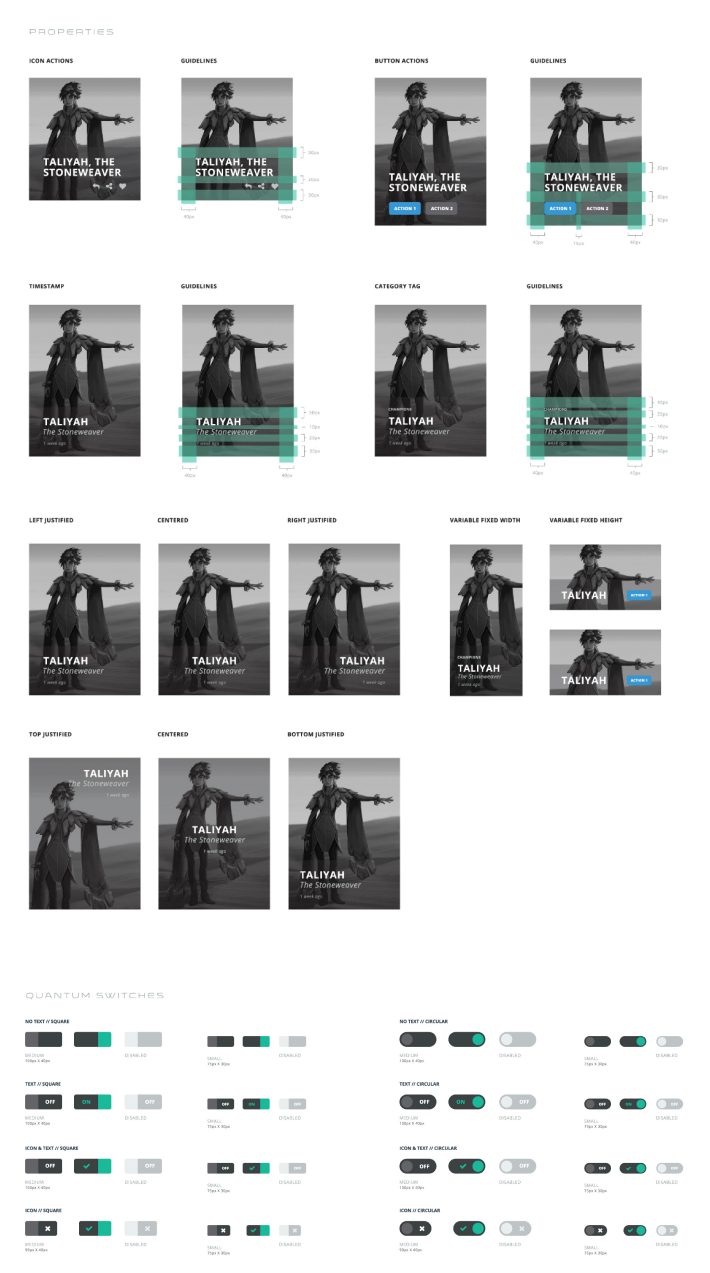 Riot Games Multi brand live wireframes