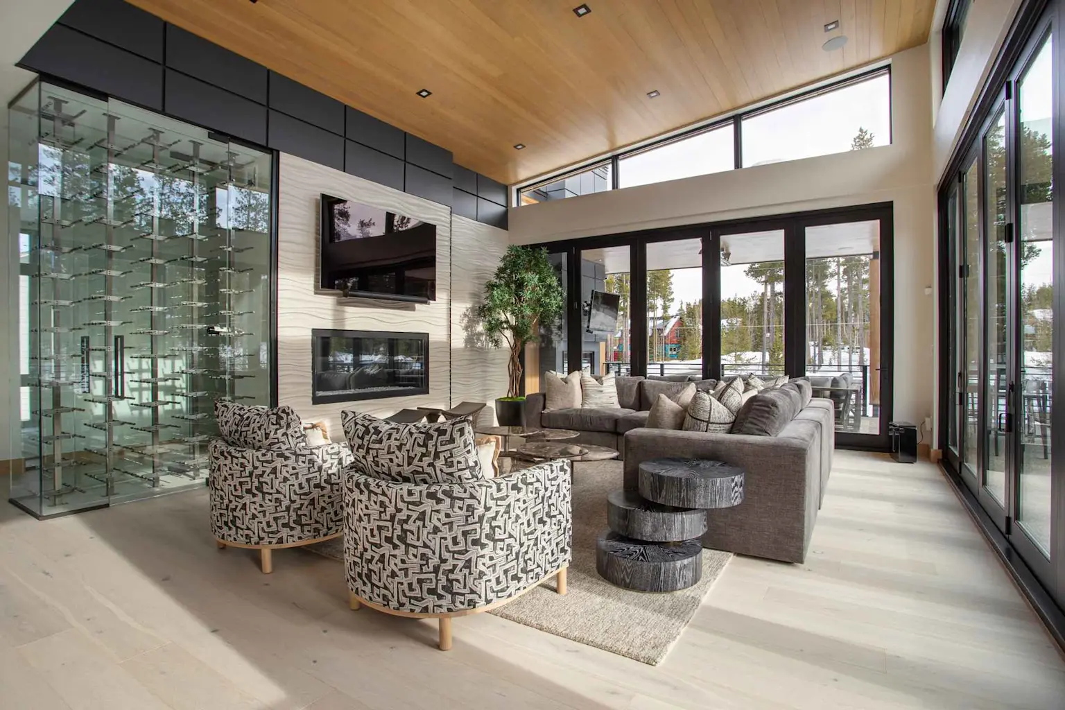 Commercial building exterior wood staining near Breckenridge CO — HOA and developer painting by Kibray Paint and Stain