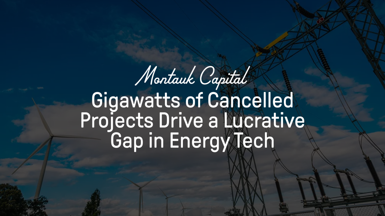Gigawatts of Cancelled Projects Drive a Lucrative Gap in Energy Tech