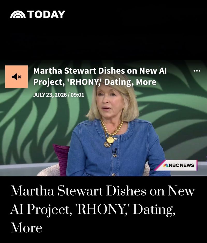 The Today Show: Martha Stewart on Hint