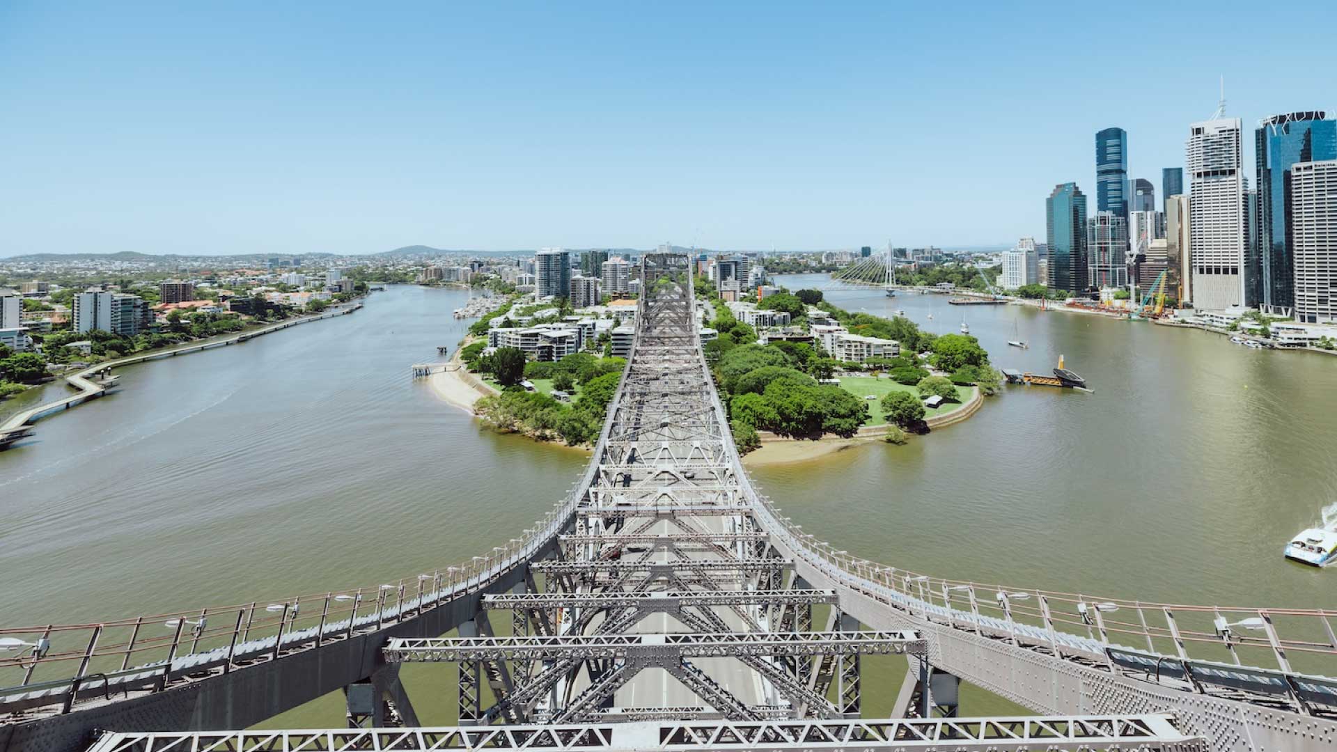View of Brisbane from Story Bridge