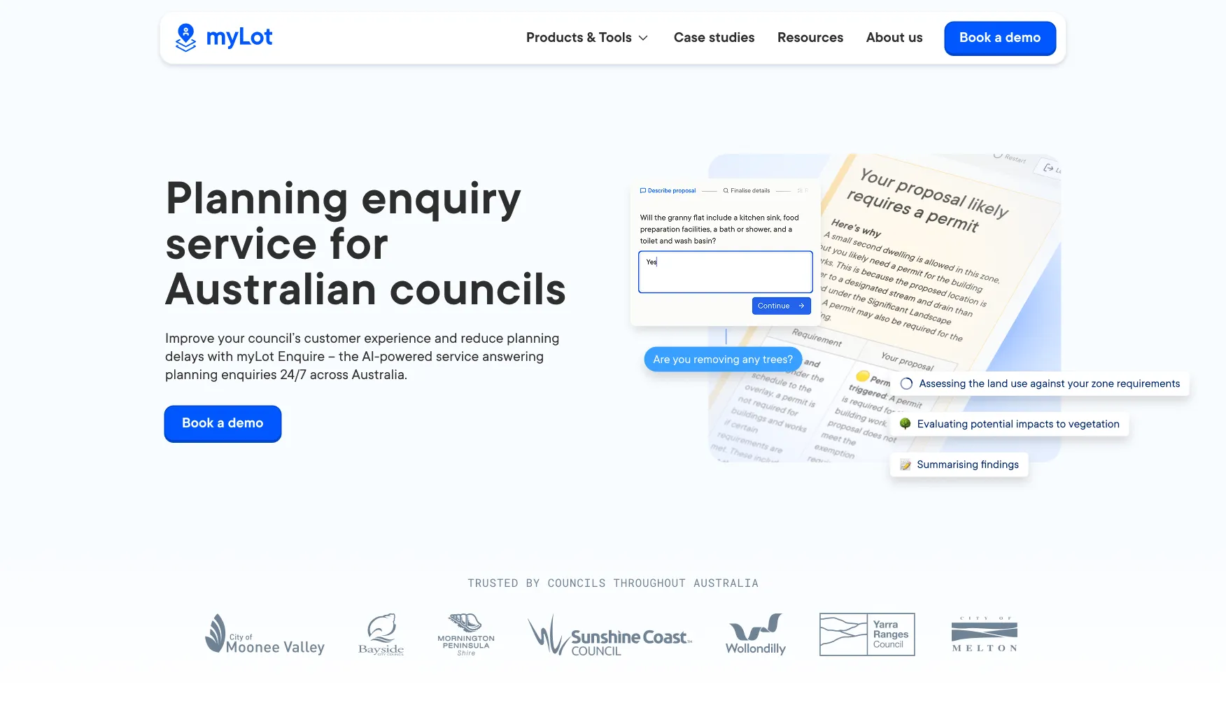 myLot, an AI saas Webflow project by Pancake