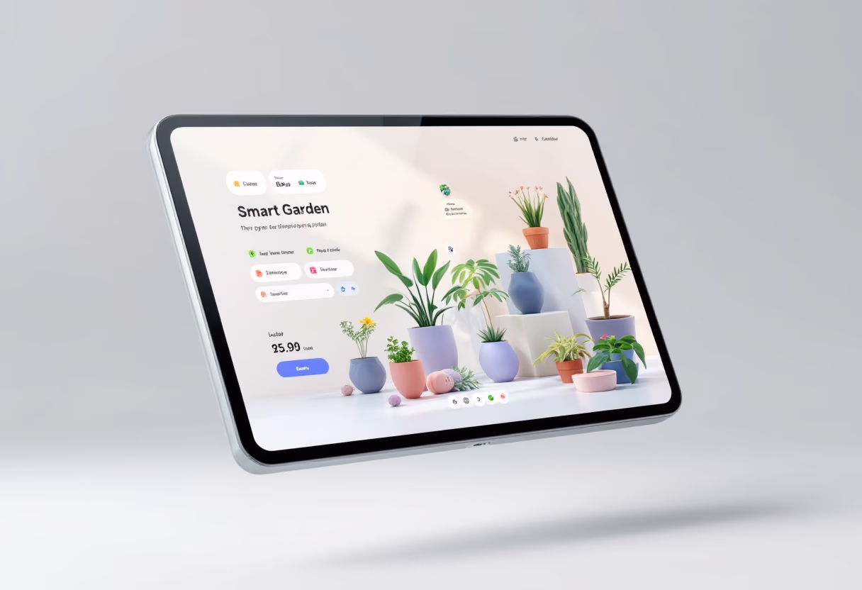 smart garden interface