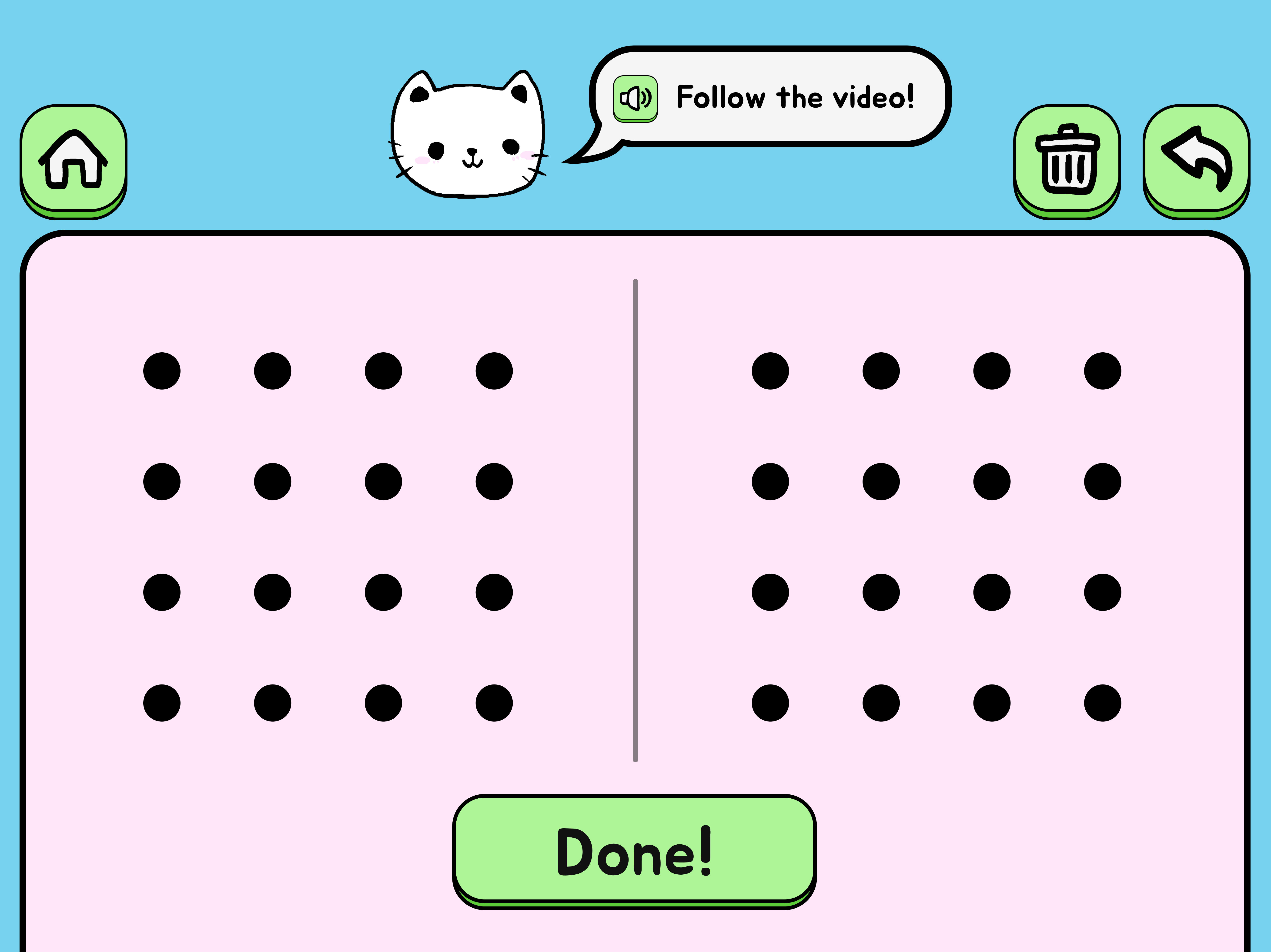 Main "Start" page pilot app