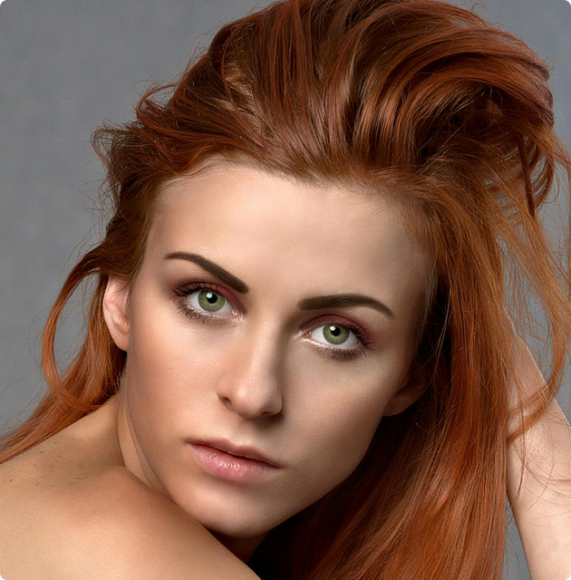 Person receiving cosmetic injection treatment