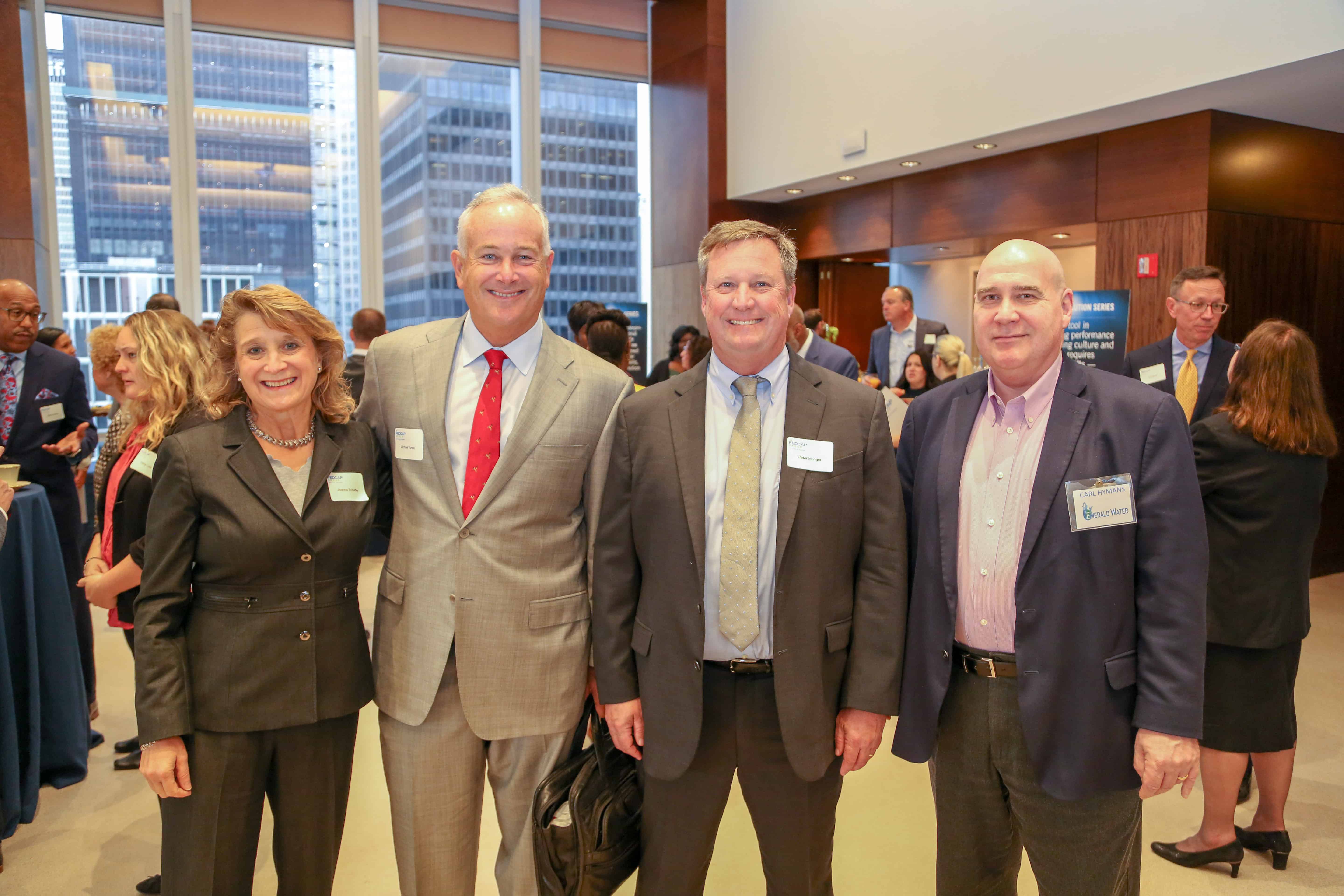 SolutionSeries_Reception_6 (Mike Turpin, Carl Hyman, Joanna Schaffer, Peter Munger)