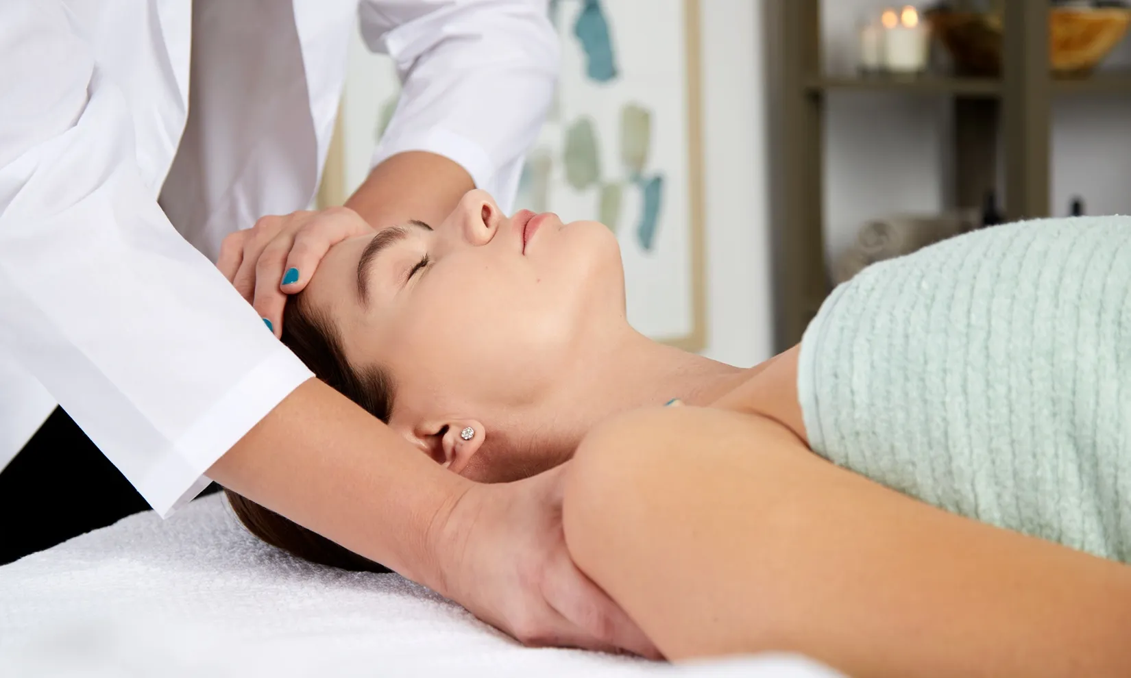 [background image] image of a serene clinic environment (for an acupuncturist)
