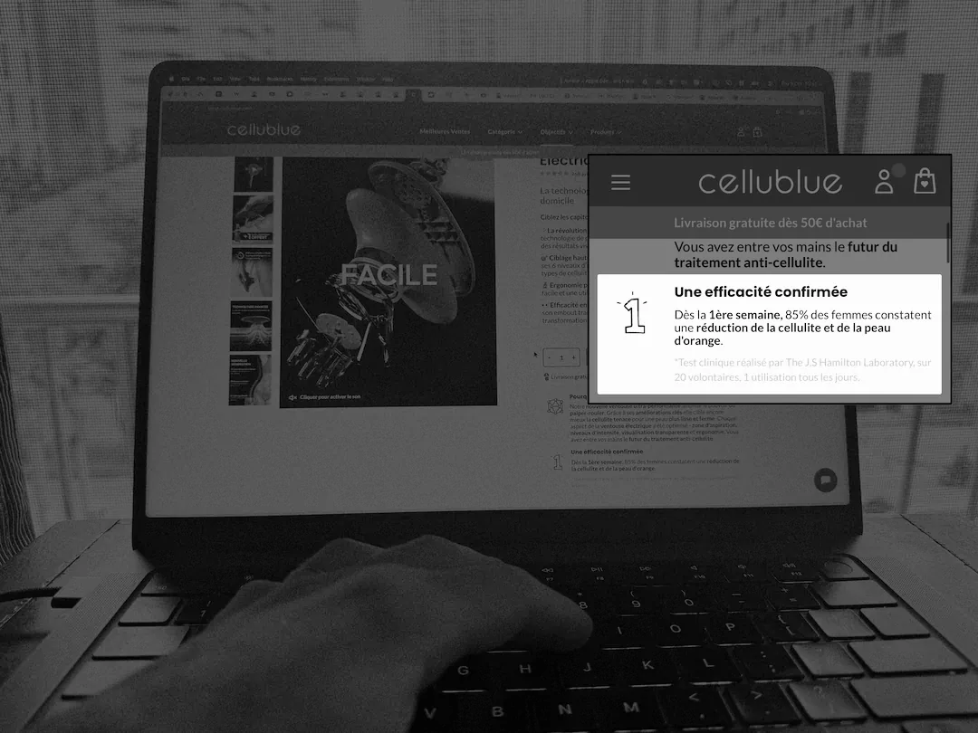 Results and reviews on the effectiveness of Cellublue.