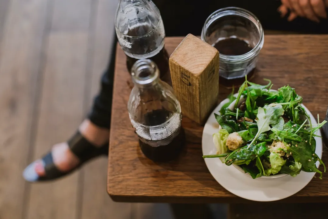 Example of a healthy plate for weight loss with a flexible diet