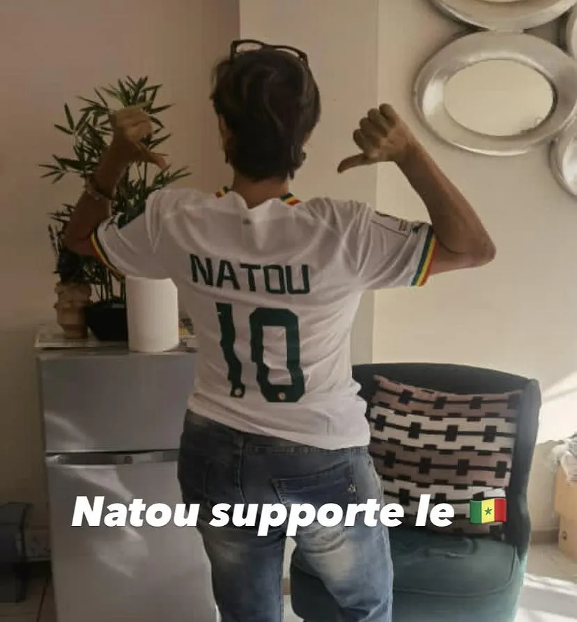 Muscular back of a 55-year-old woman
