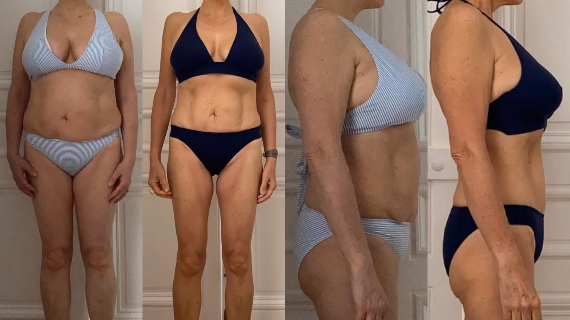 Photo of a 50-year-old woman who lost weight and toned her body despite her Hashimoto's hypothyroidism.