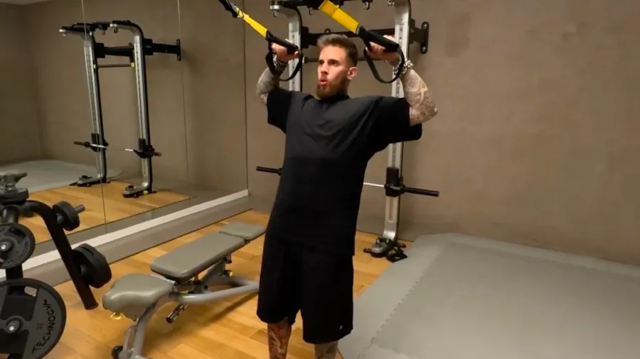 Face pull avec TRX.