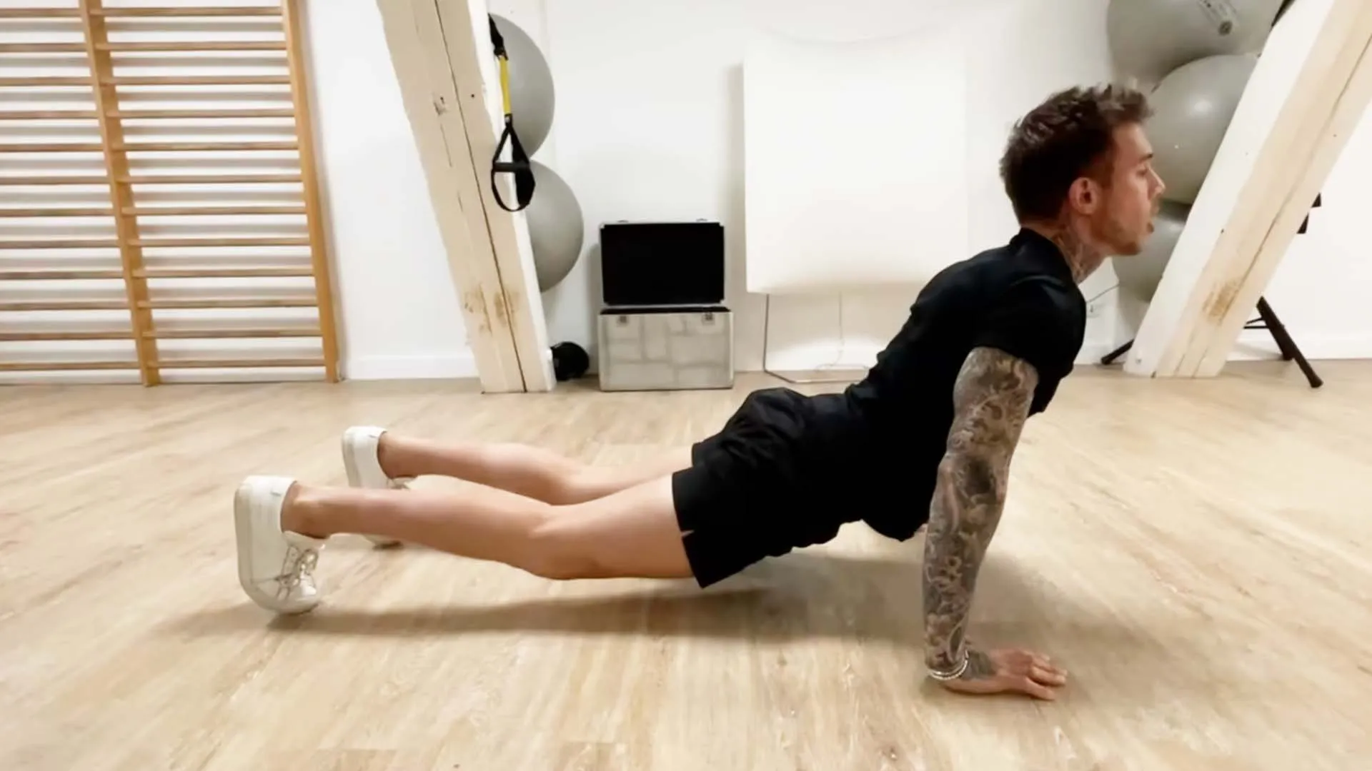 Dive bomber push-up.