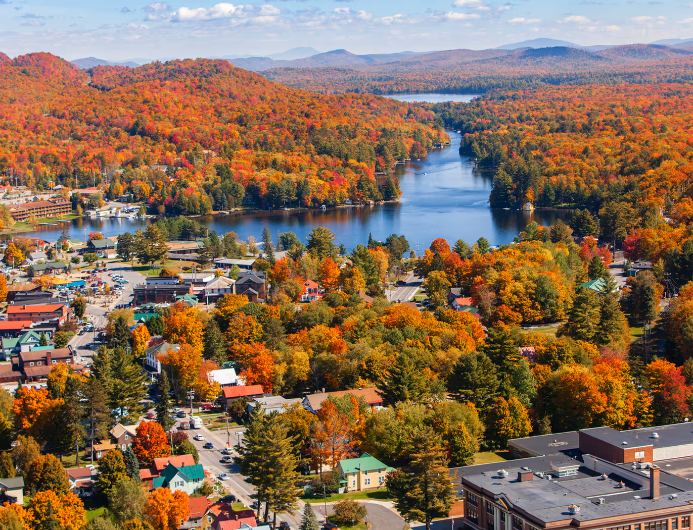 Old Forge, New York, home of Rosemont Financial Group's Adirondack office