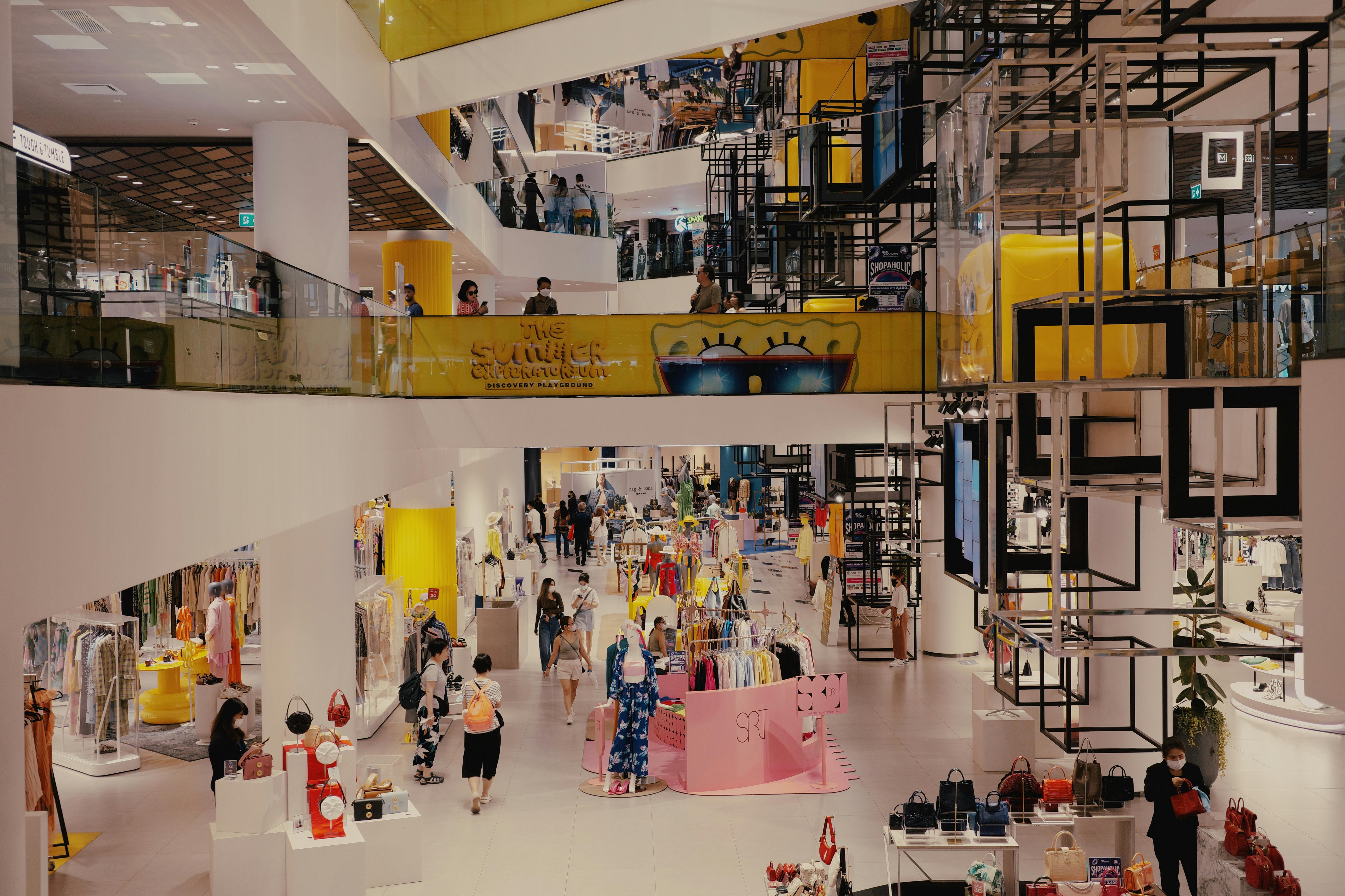 Shopping mall in Asia