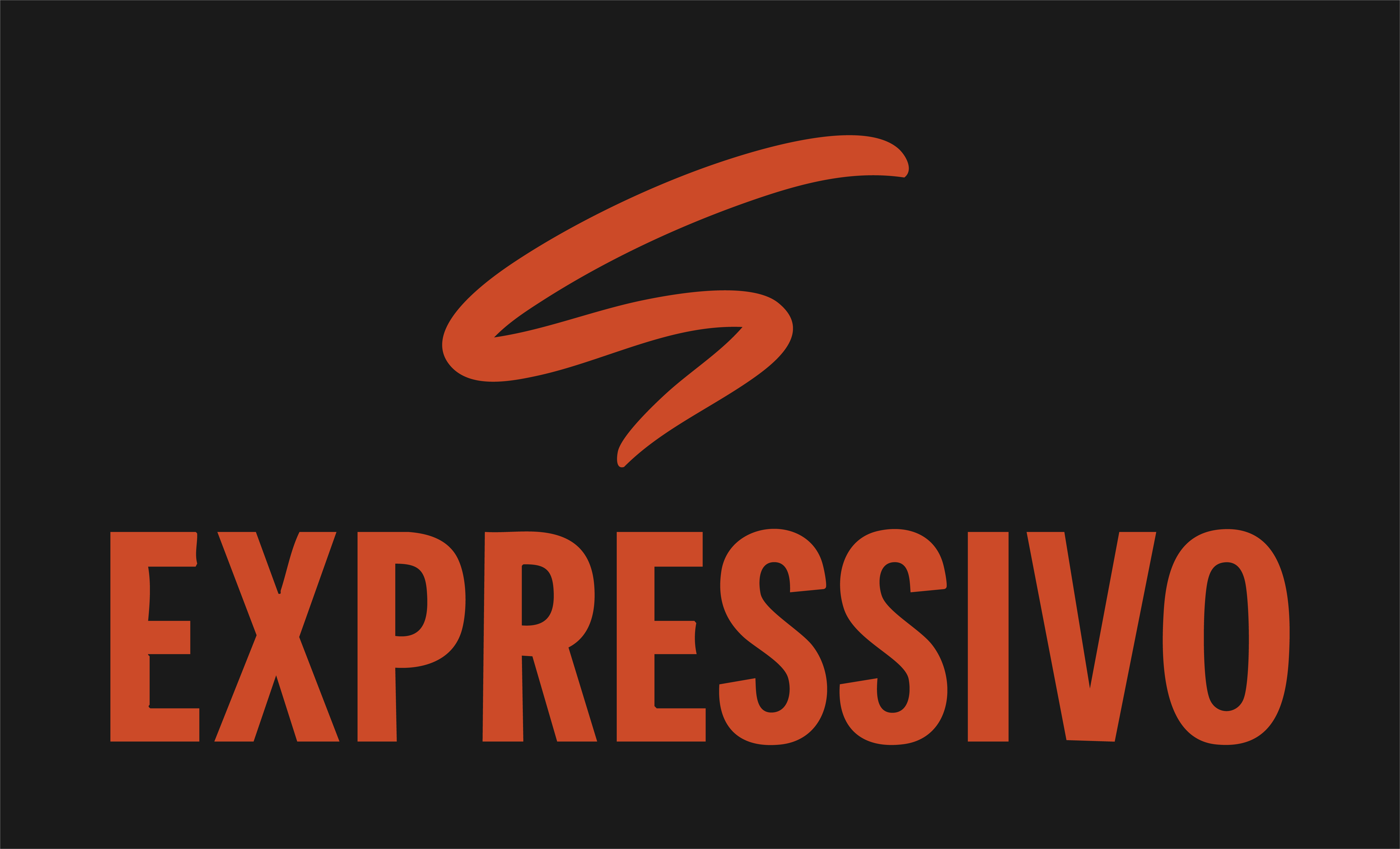 Expressivo Wortlogo mit Signatur