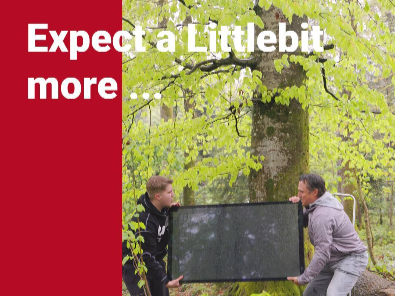 Thumbnail to a LInkedin Post that showcases the Littlebit Technology Digital Signage Image Video