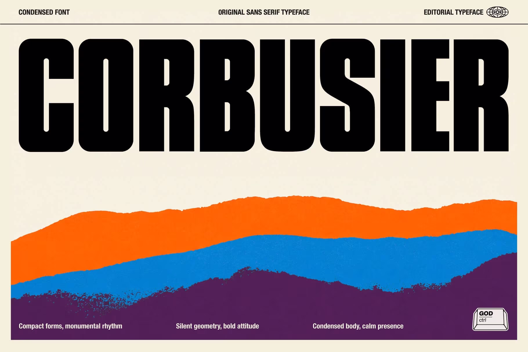 Corbusier Sans Serif Typeface