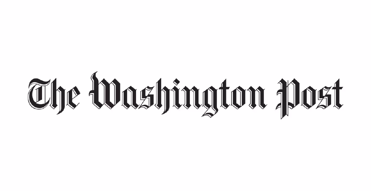The Washington Post logo in black font on a white background.