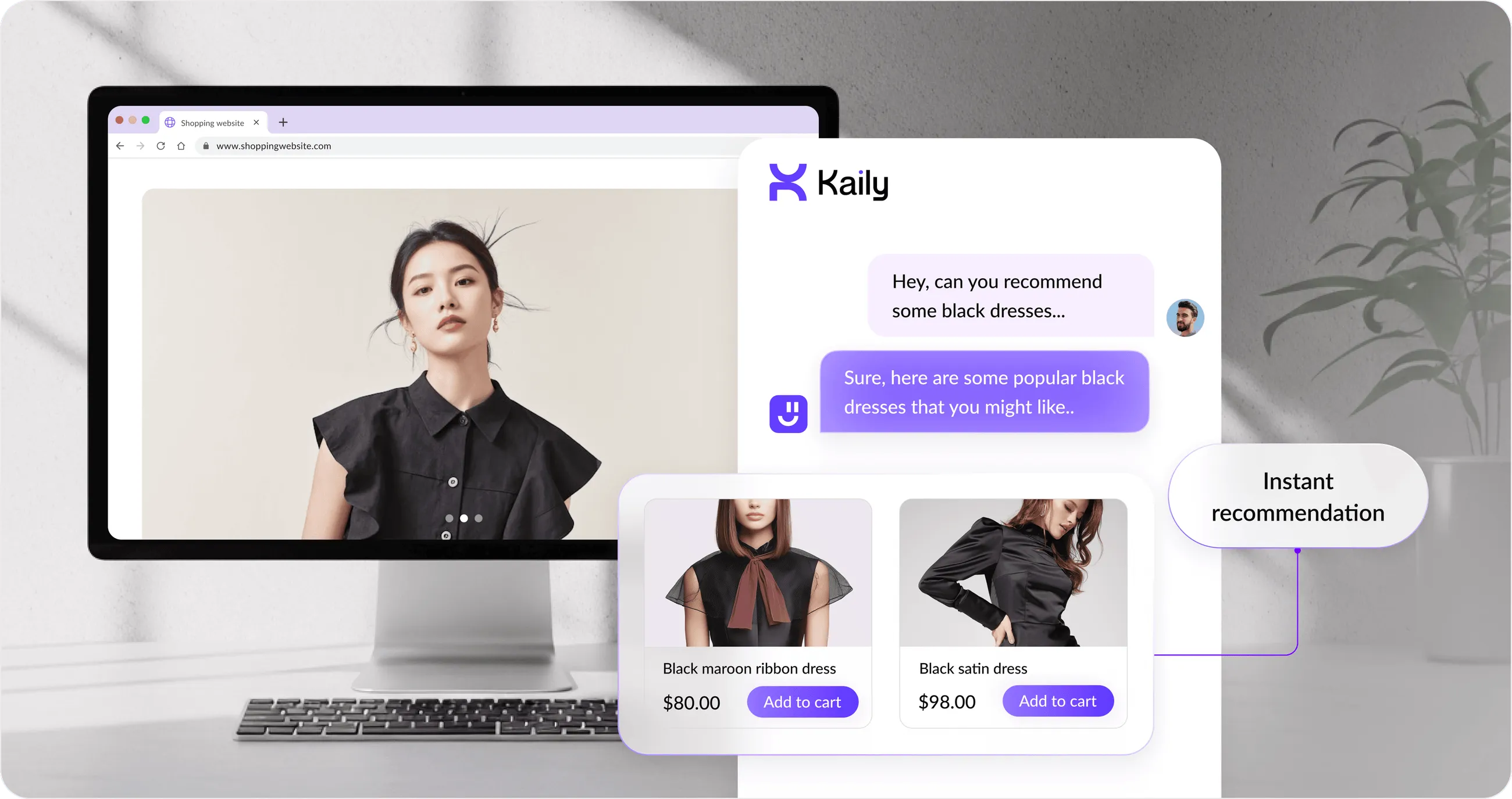 image of guy with chatmessage