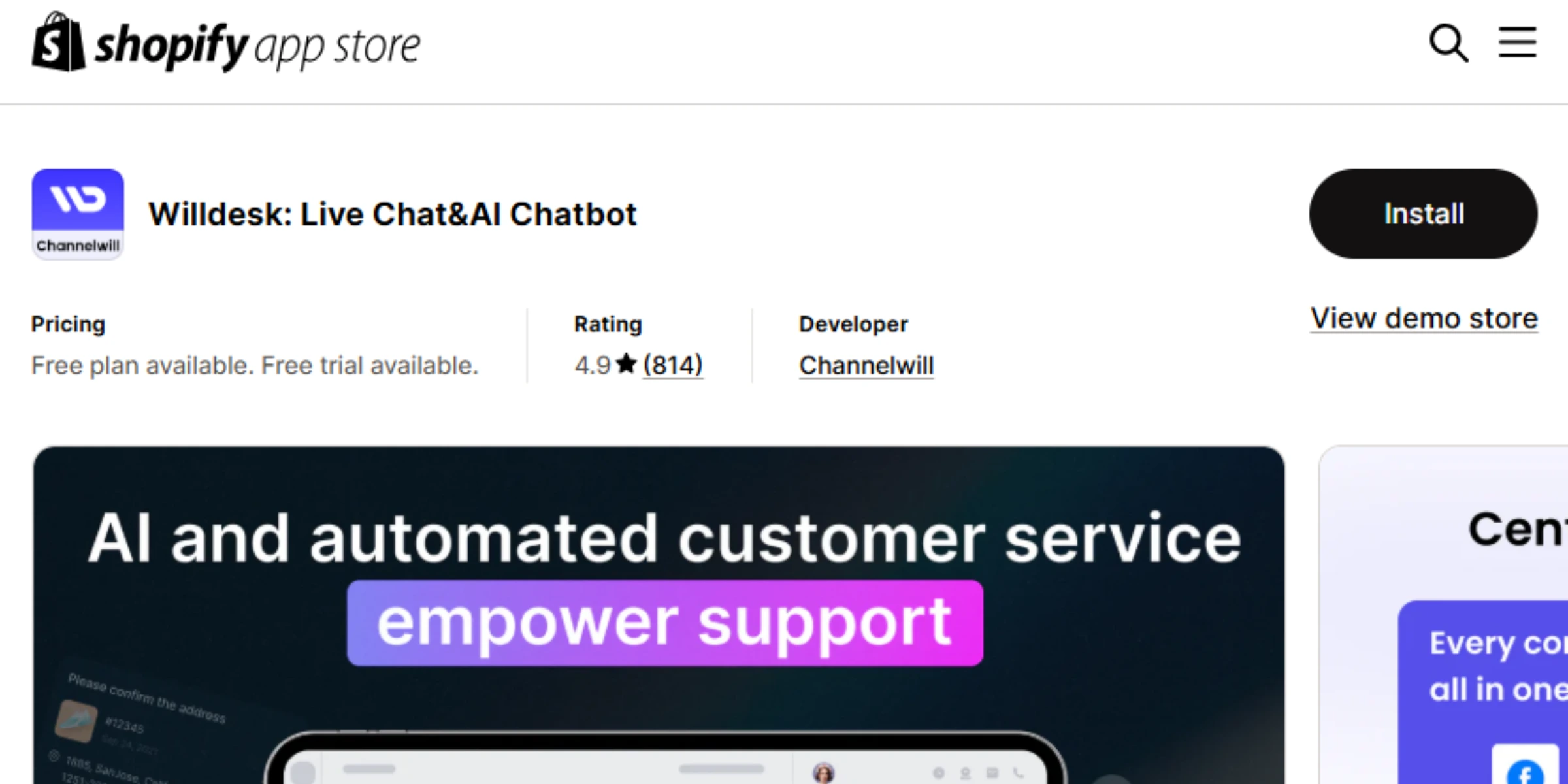 home page of Willdesk‍