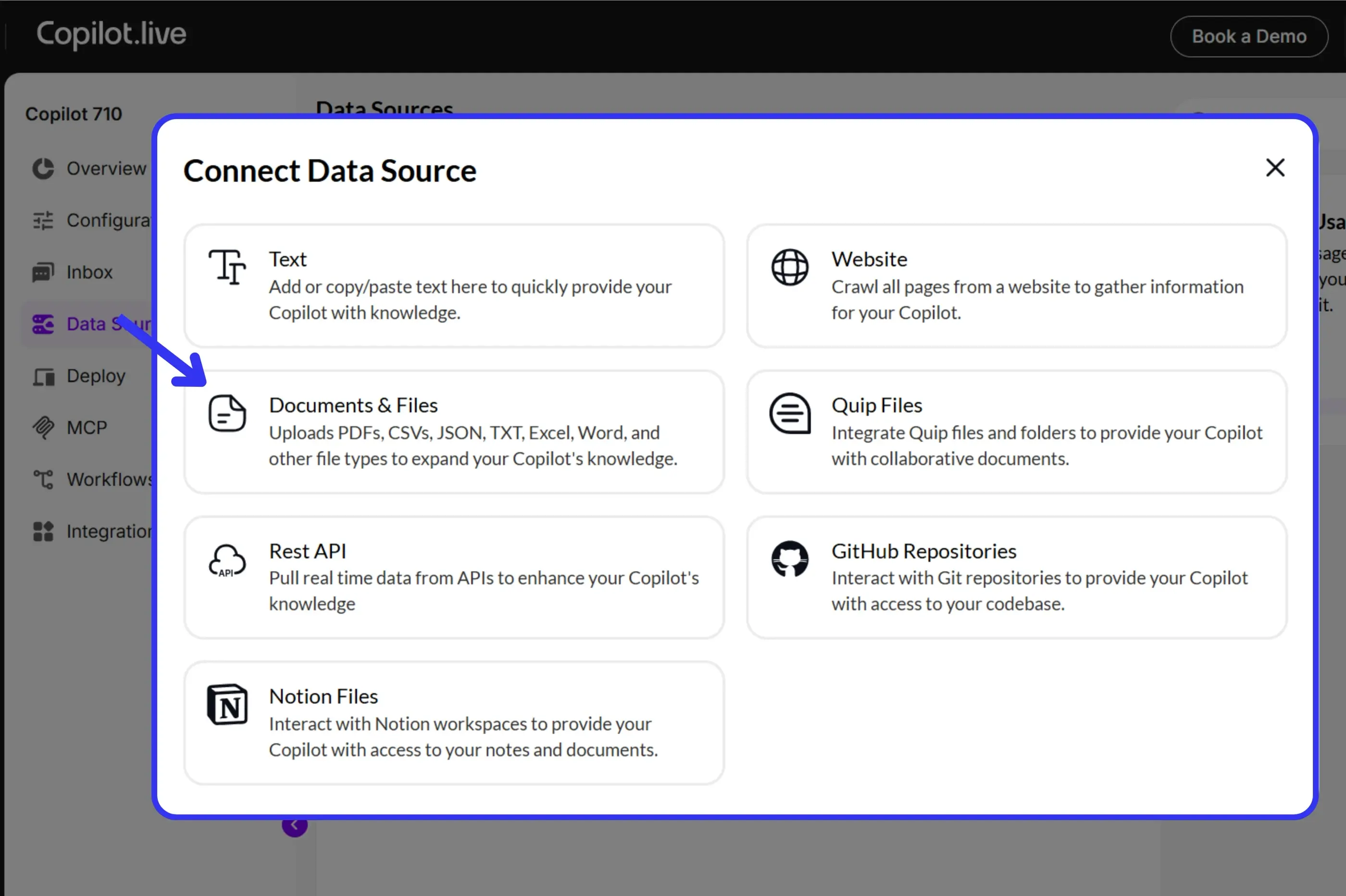 Add data sources