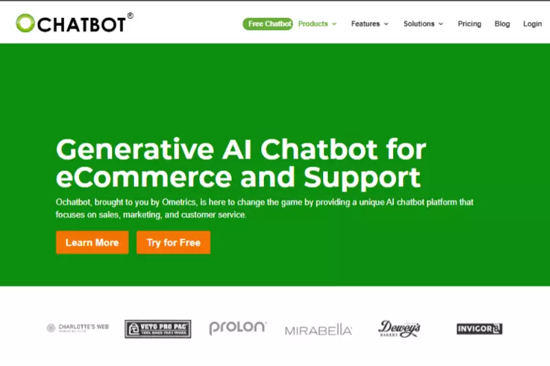 home page of Chatbot