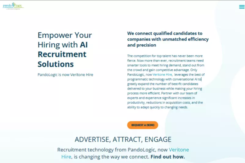 home page of pandologic